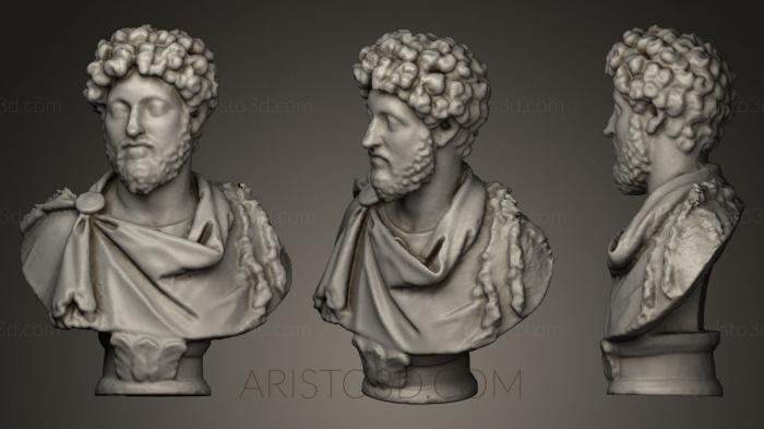 Busts and heads antique and historical (BUSTA_0089) 3D model for CNC machine